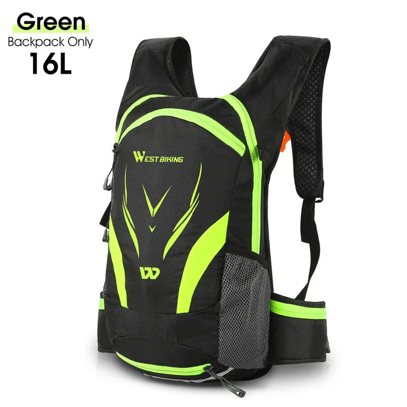 WEST BIKING 16L Cycling Backpack Waterproof Ultralight Bicycle Bag Outdoor Hydration Backpack