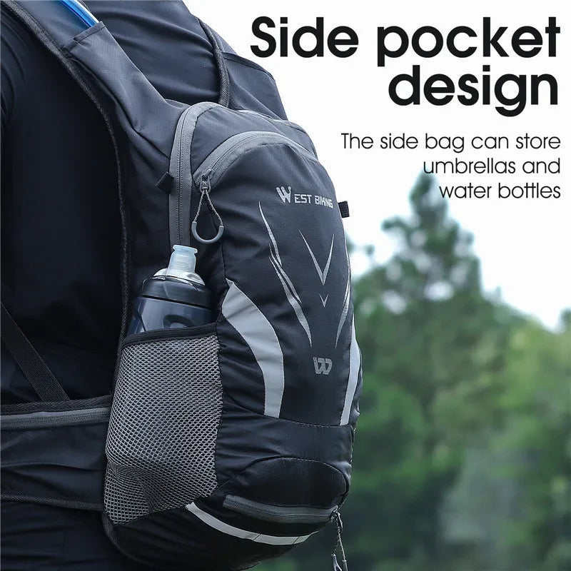 WEST BIKING 16L Cycling Backpack Waterproof Ultralight Bicycle Bag Outdoor Hydration Backpack