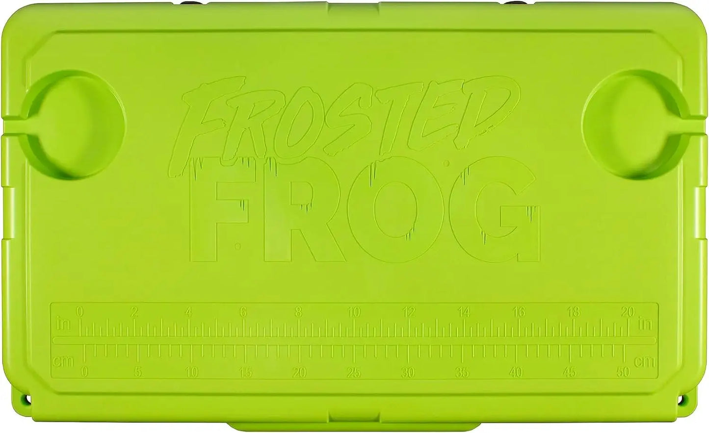 USA Frosted Frog Hyper-Light 54 Quart Hard Cooler Insulated Portable Ice Chest Box