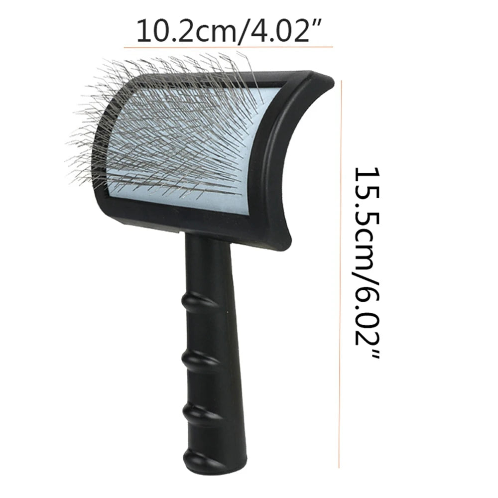 New Extra Long Pin Slicker Brush for Large Dog Matted Hair Grooming Wire Brush for Pets Shedding