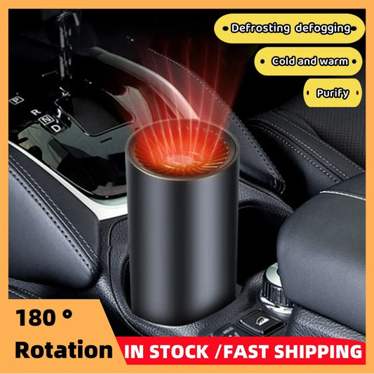 12V Vehicle Windshield Heater Heating Cooling Fan Car Heater Demister Defogger