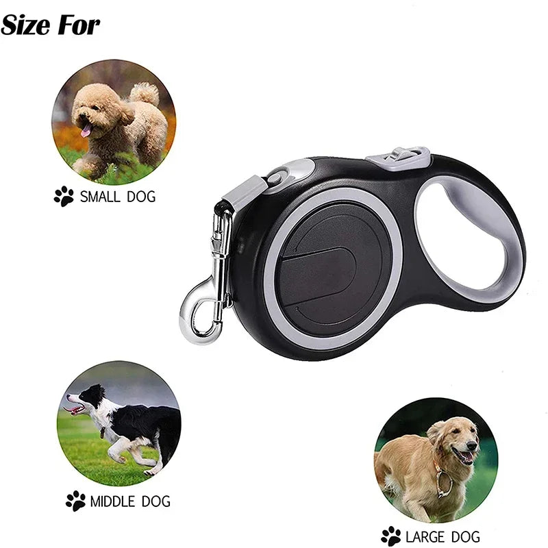 Long Strong Pet Leash For Large Dogs Durable Nylon Retractable Big Dog Walking Leash