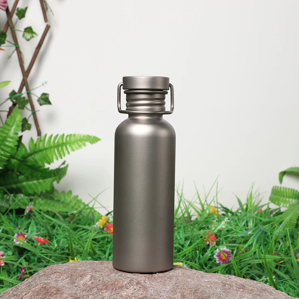 500/600/750ml Titanium Water Bottle Leak-Proof Lightweight Drinking Bottle Ultralight