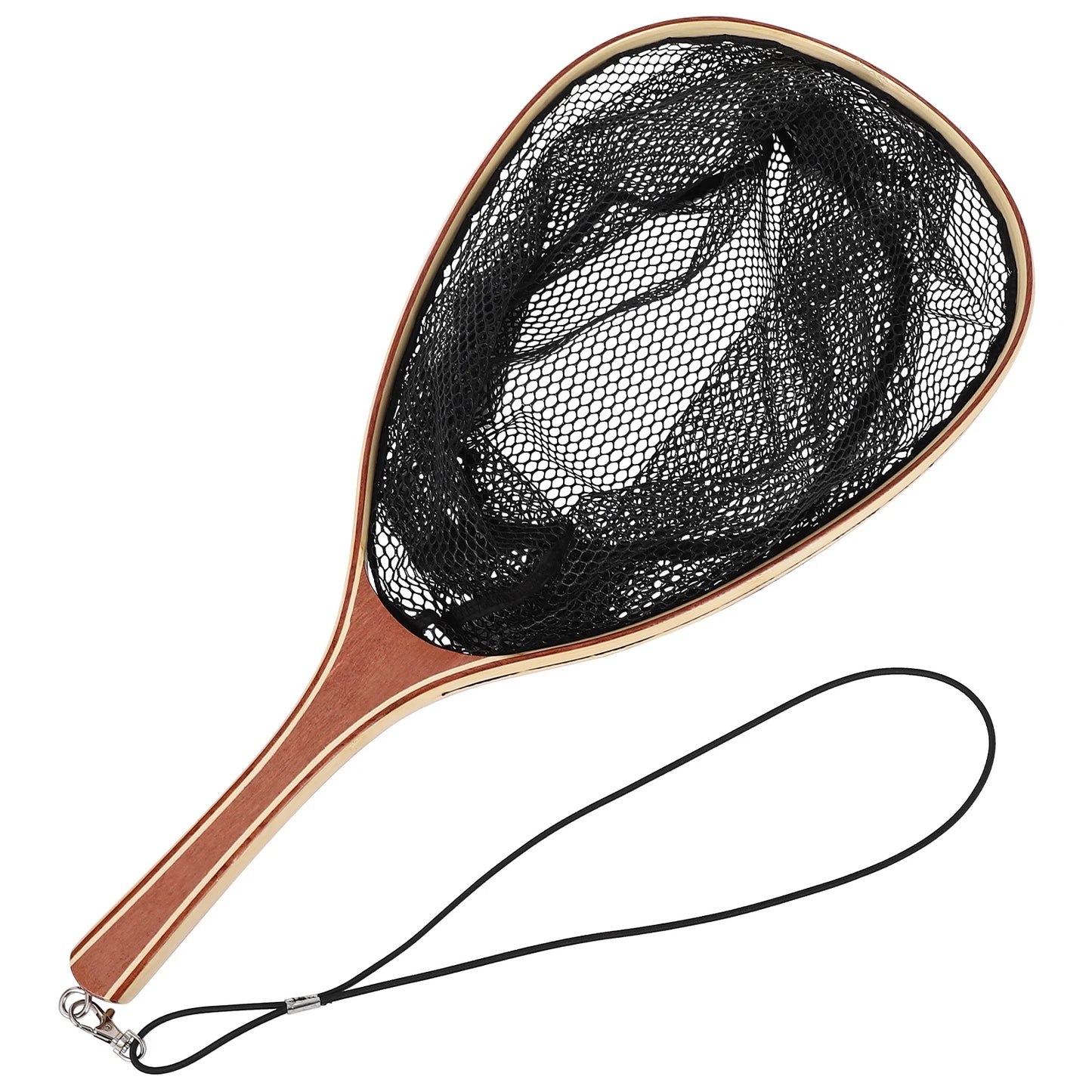 Fly Fishing Landing Net Soft Rubber Mesh Trout Net Catch and Release Net