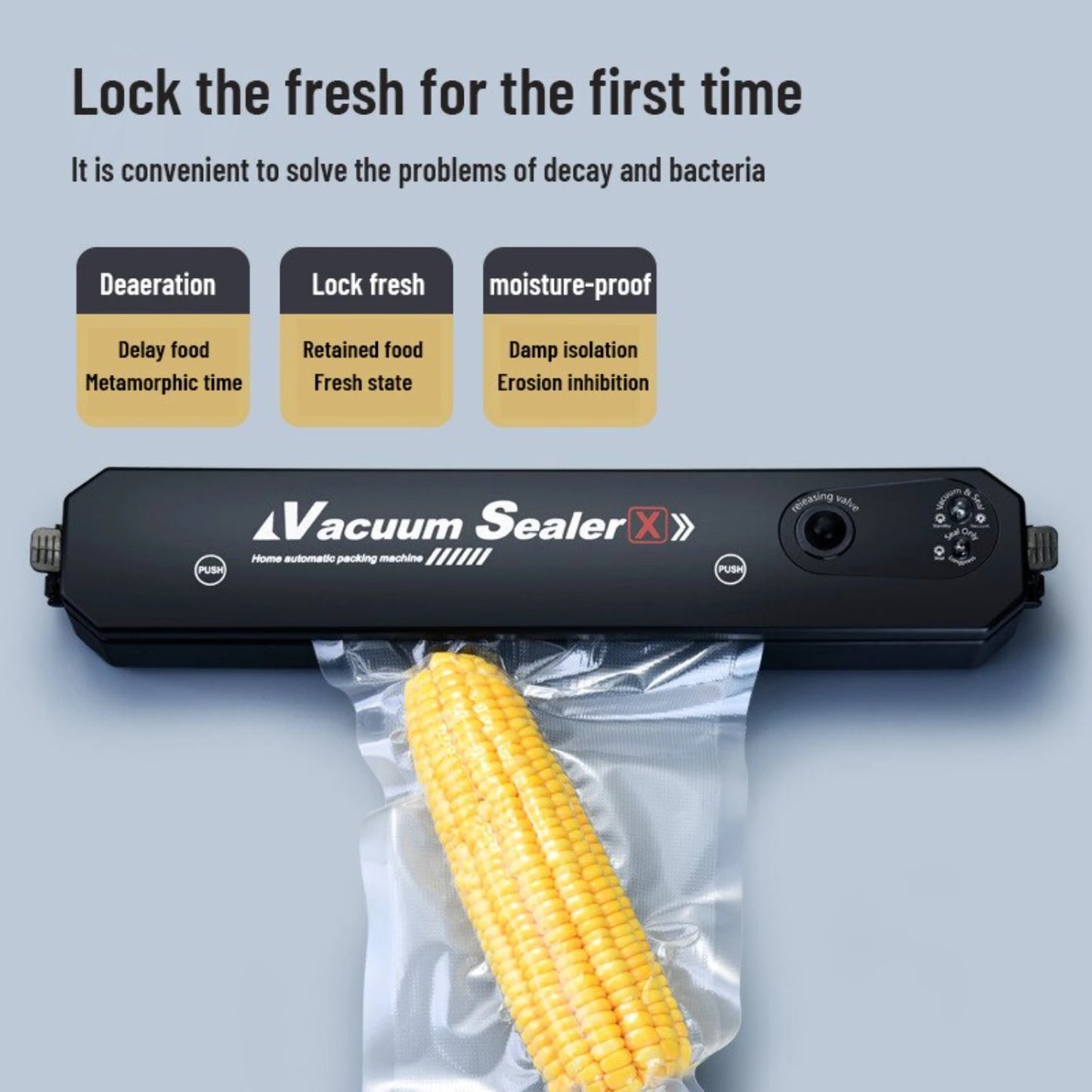 Highly efficient vacuum sealer machine designed for optimal food preservation - durable