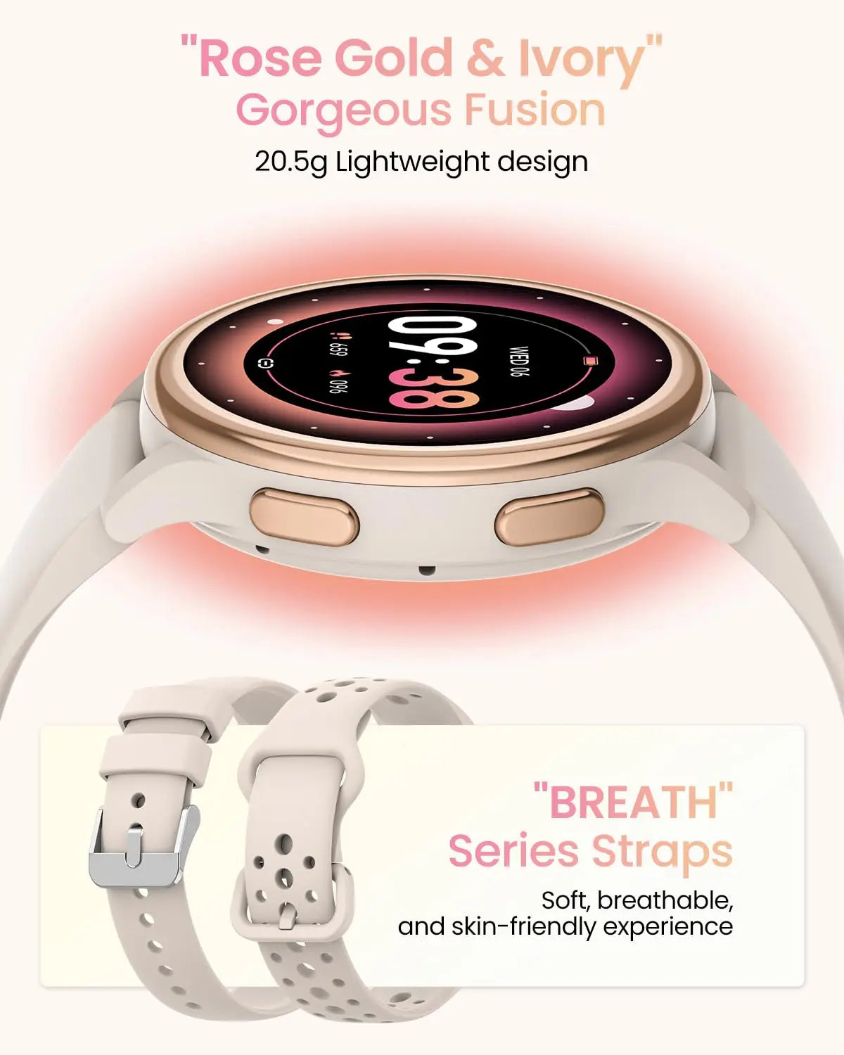 Smart Watches for Women [400+Watch Faces/Calls/Female Health], 1.27" Fitness Tracker