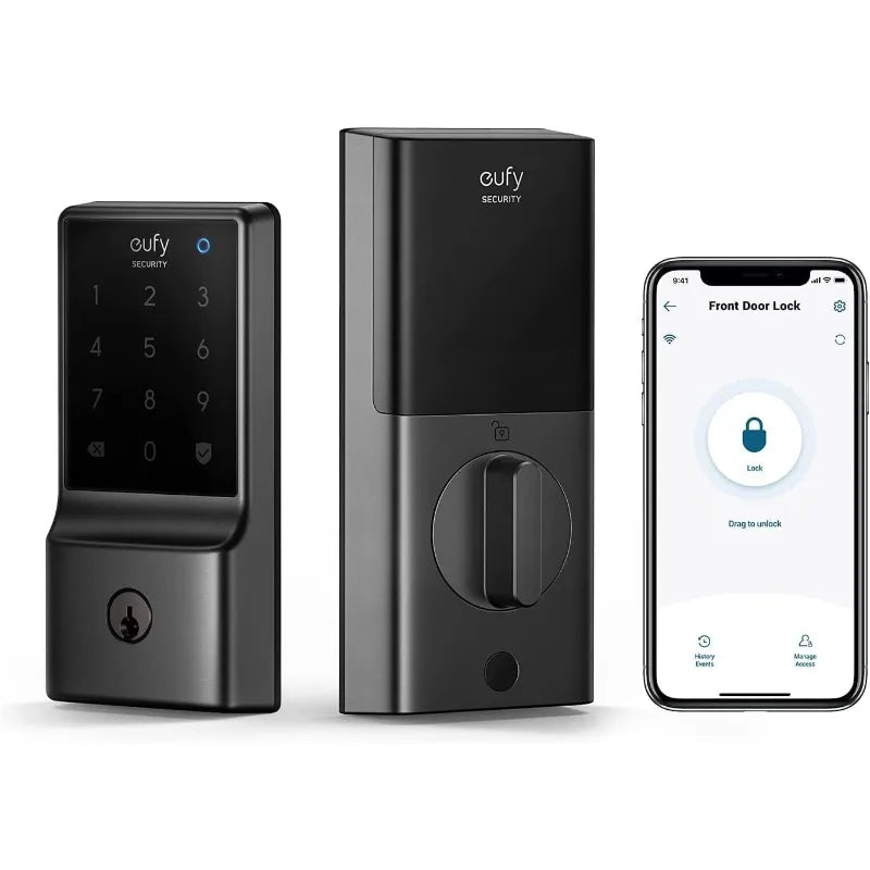 eufy Security Smart Lock C210,Keyless Entry Door Lock,Built-in WiFi Deadbolt,Smart Door Lock