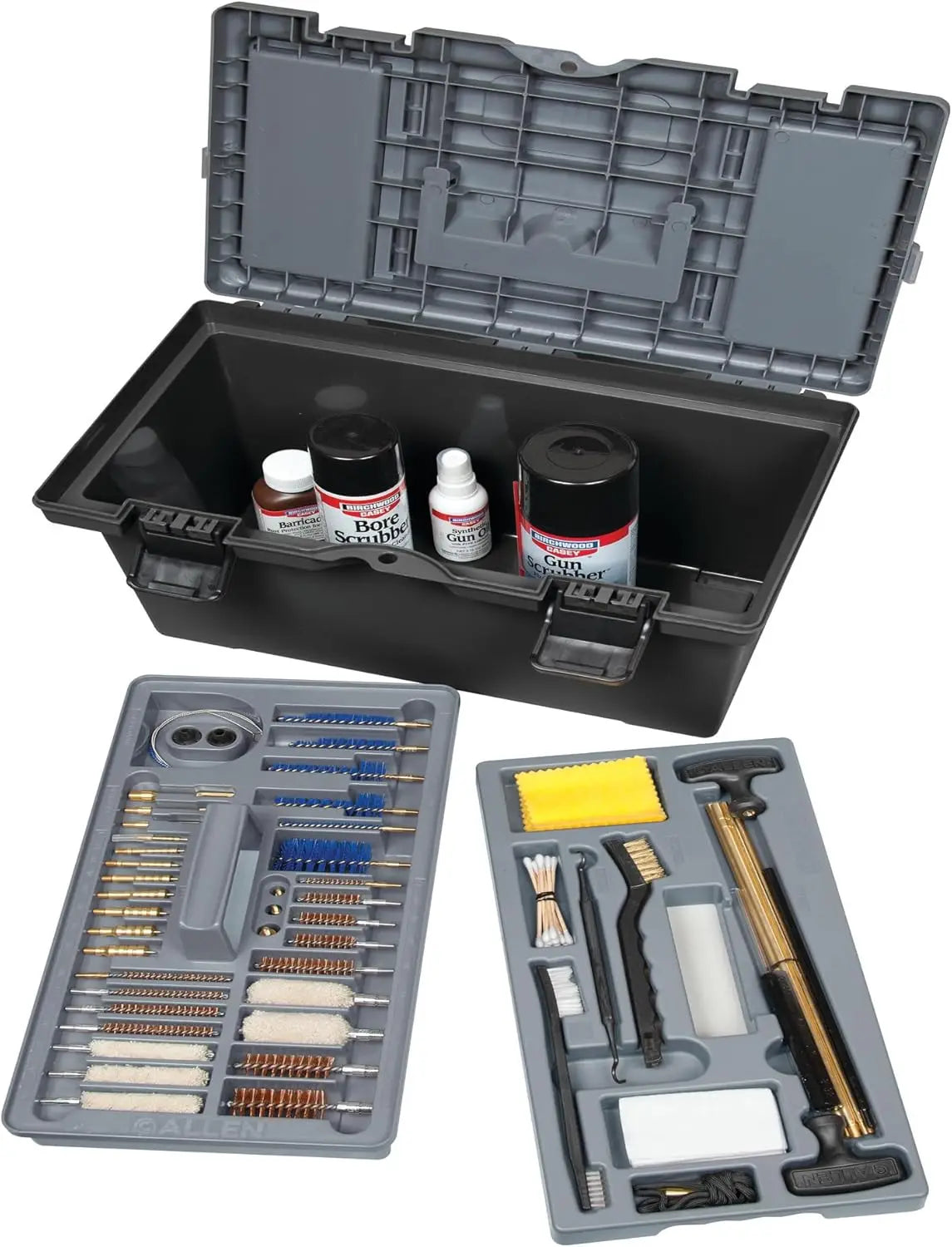 Universal Gun Cleaning Kit & Tool Box - Rifle, Shotgun & Handgun Gun Cleaner Kit - 66-Piece