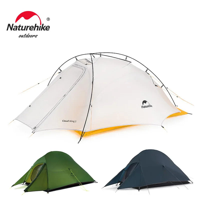 Naturehike Cloud Up 2 Tent Ultralight 20D 210T Outdoor Camping Hiking Cycling Travel Tents Footprint