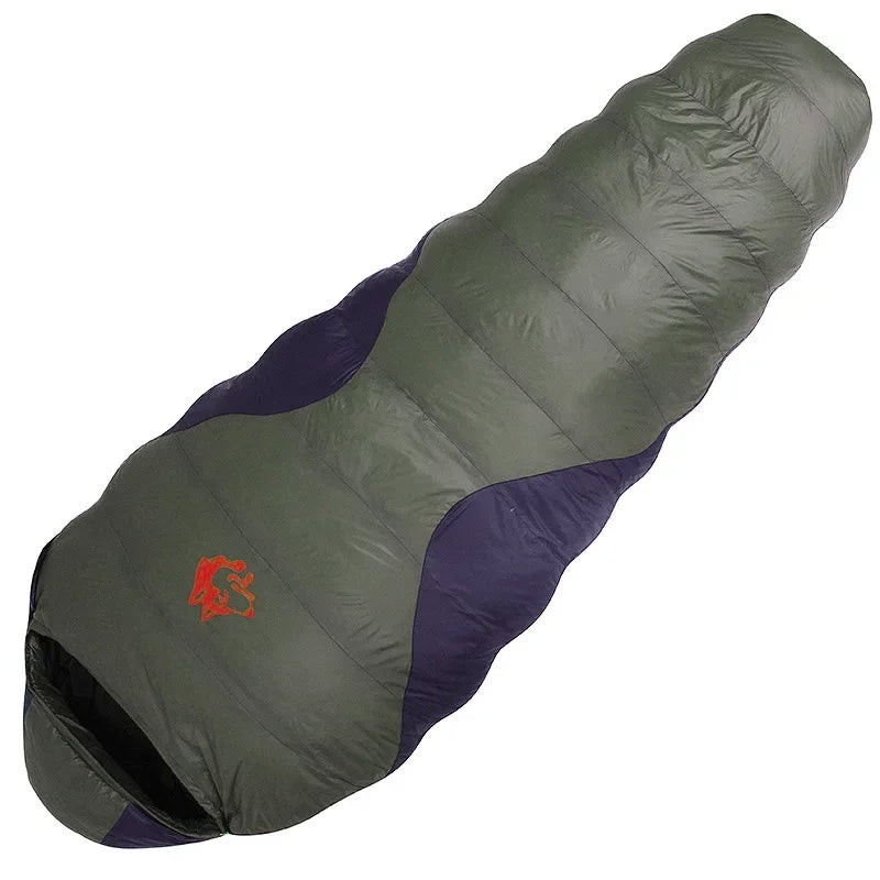 Jungle King Winter Ultra-Light Adult Outdoor 800g Down Sleeping Bag -25°C, Stitchable Camping Gear