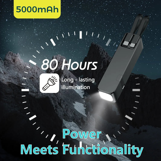 5000mAh Mini Portable Fast Charging Ultra-thin Portable Power Bank