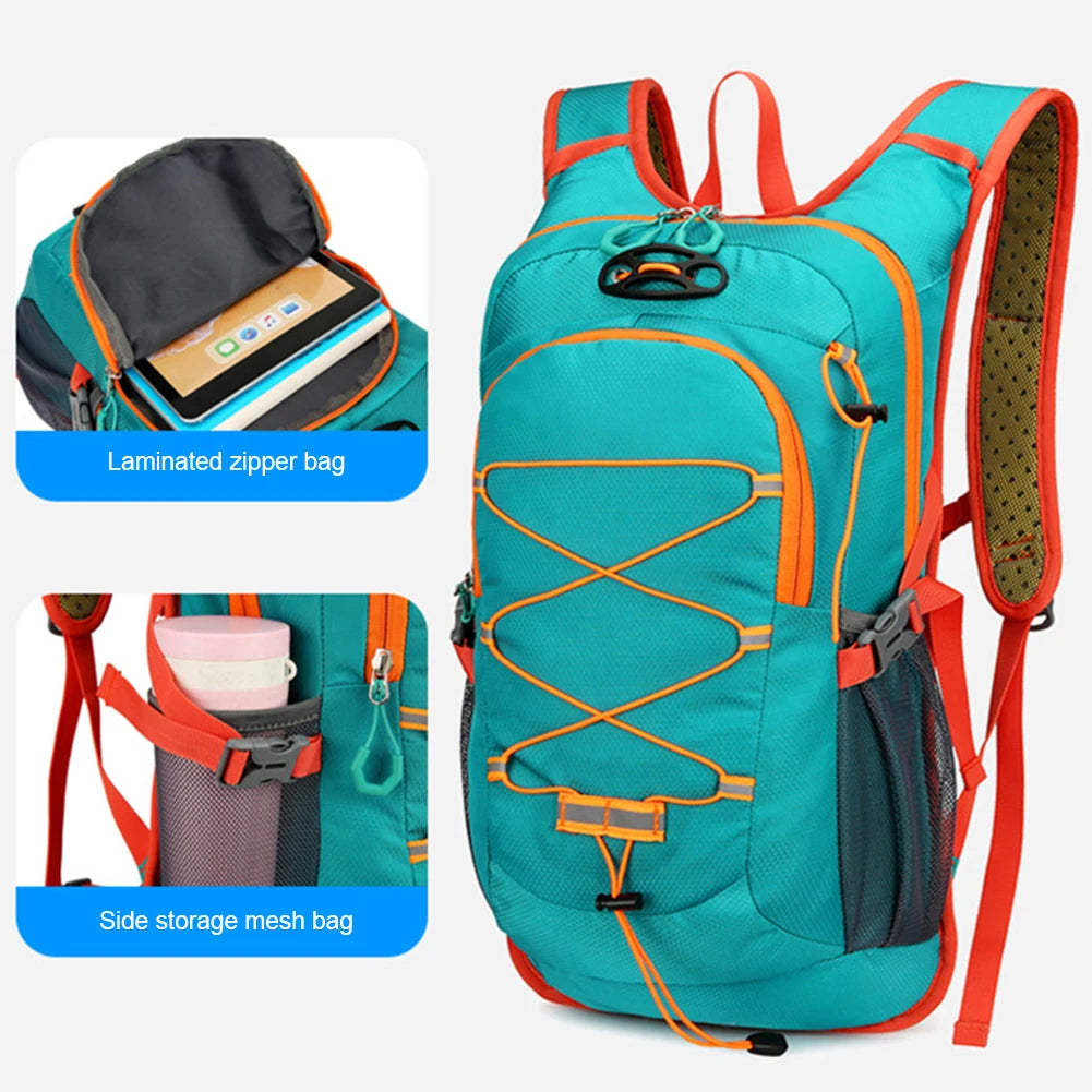 Outdoor Hiking Backpack Nylon Sports Bag Lightweight Hydration Backpack Waterproof