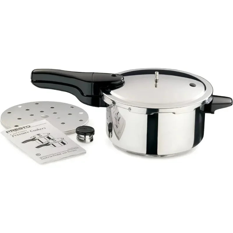 Presto 01341 4-Quart Stainless Steel Pressure Cooker