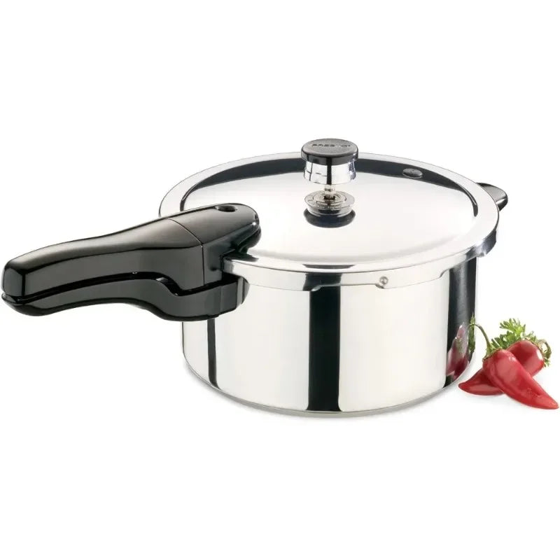 Presto 01341 4-Quart Stainless Steel Pressure Cooker