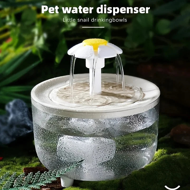 Pet Water Fountain Automatic Cat Drink Bowl Filter USB Electric Mute Pet Drinking Dispenser