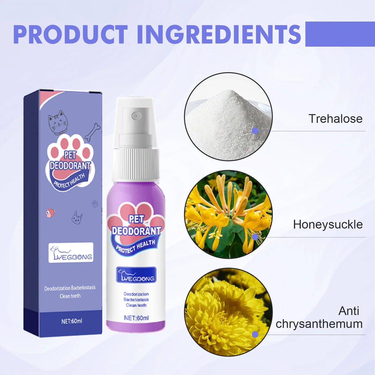 Pet Teeth Cleaning Spray Dog Cat Teeth Calculus Stain Remover Deodorant Kitten Halitosis Bad Breath Treatment Pet Oral Care Tool