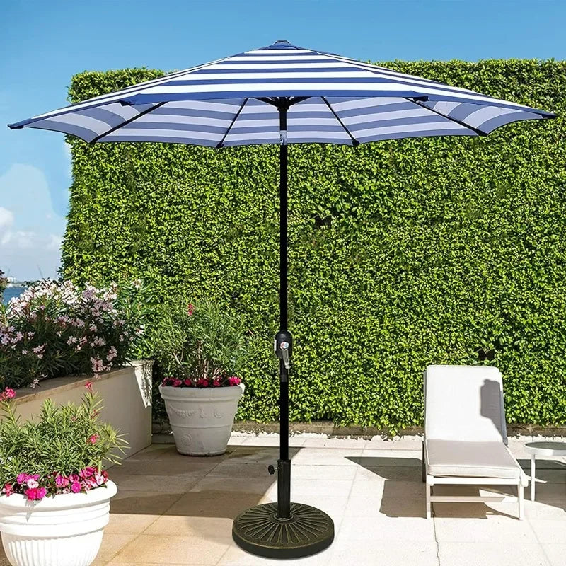 9' Outdoor Patio Umbrella, Outdoor Table Umbrella, Yard Umbrella, Market Umbrella