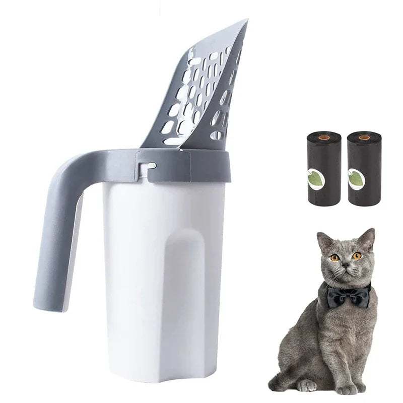 Cat Litter Scoop Self-cleaning Cat Litter Box Shovel Kitty Toilet Clean Tool