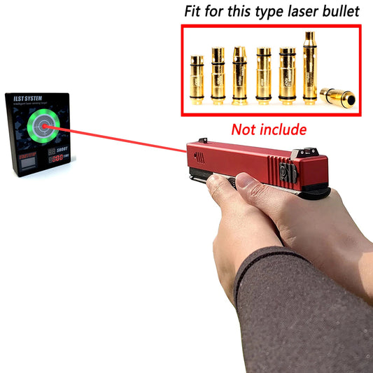 9mm .38 Super .223 Rem .380 ACP .40 S&W .45 ACP Dry Fire Shooting Training Laser Bullet Target