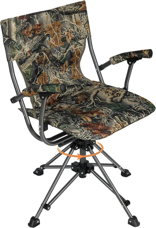 Chairs for Ground Blinds, Portable Folding Camo Camping Chairs for Adults Hunting Seats