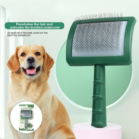 New Extra Long Pin Slicker Brush for Large Dog Matted Hair Grooming Wire Brush for Pets Shedding